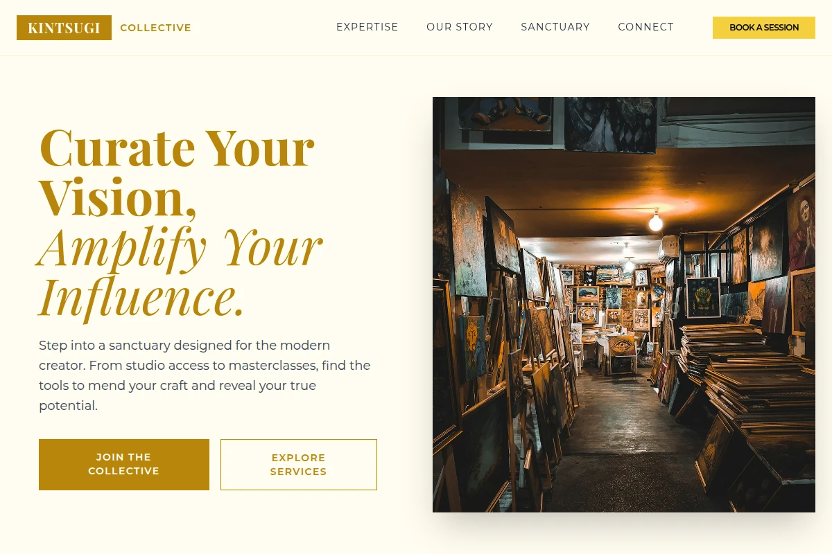 Minimal Art Studio